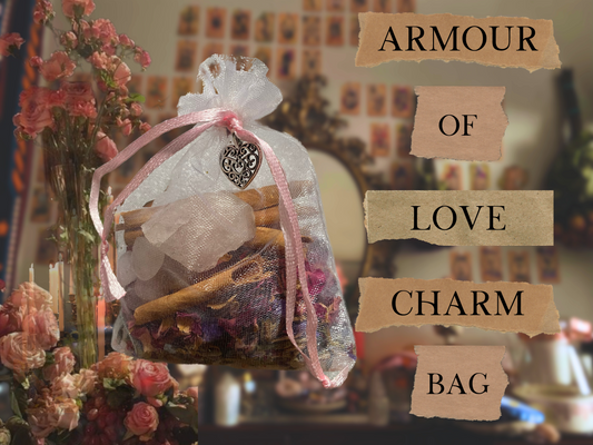 armour of love | spelled love charm bag