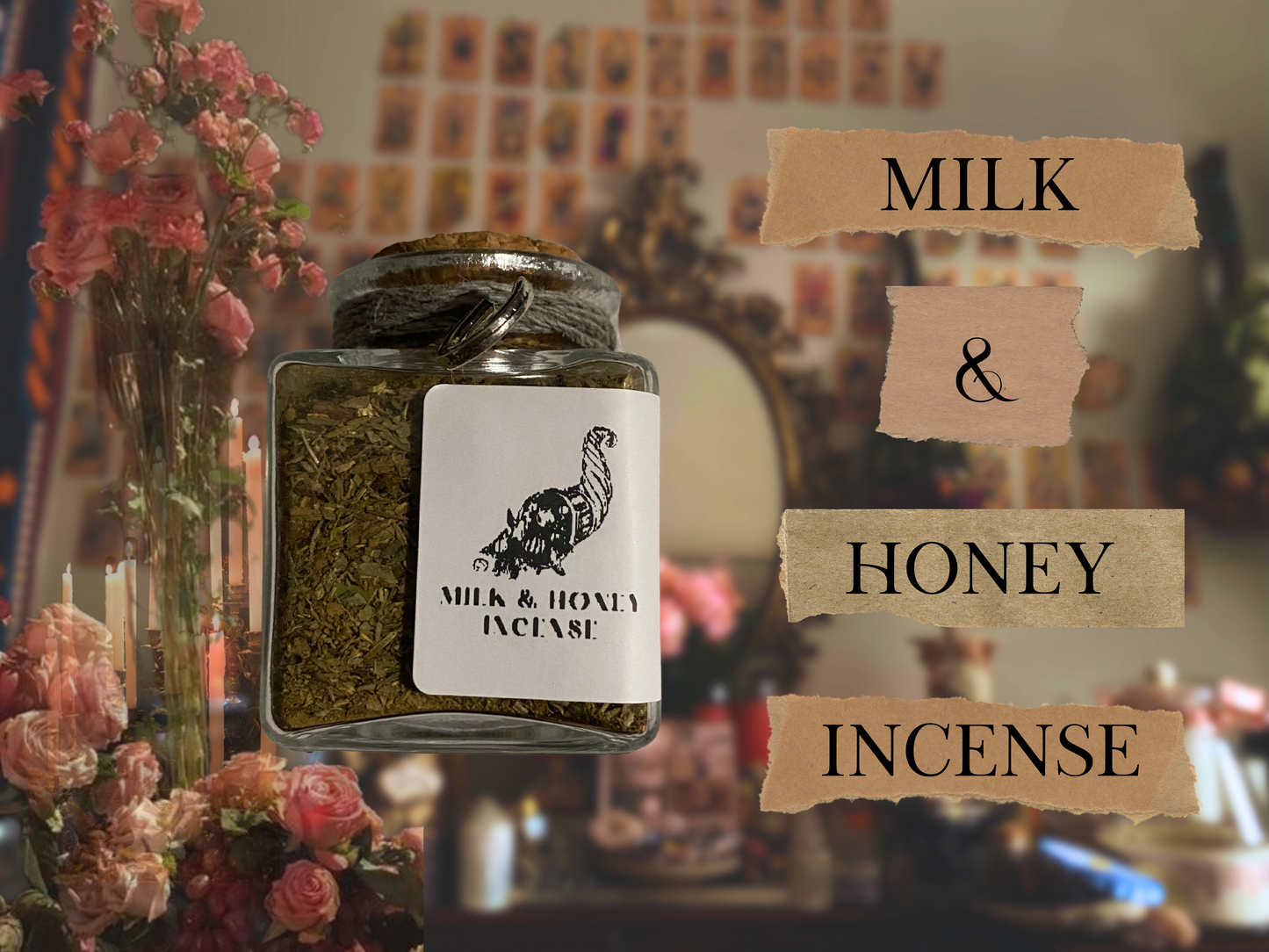 milk & honey | spelled incense | ritual incense