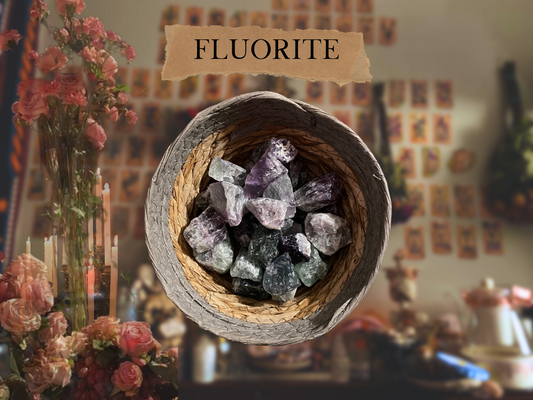 fluorite | raw crystal