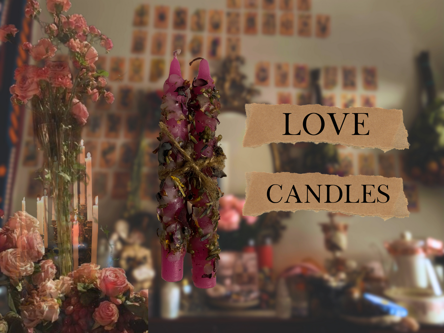 love candle(s) | spelled ritual candles