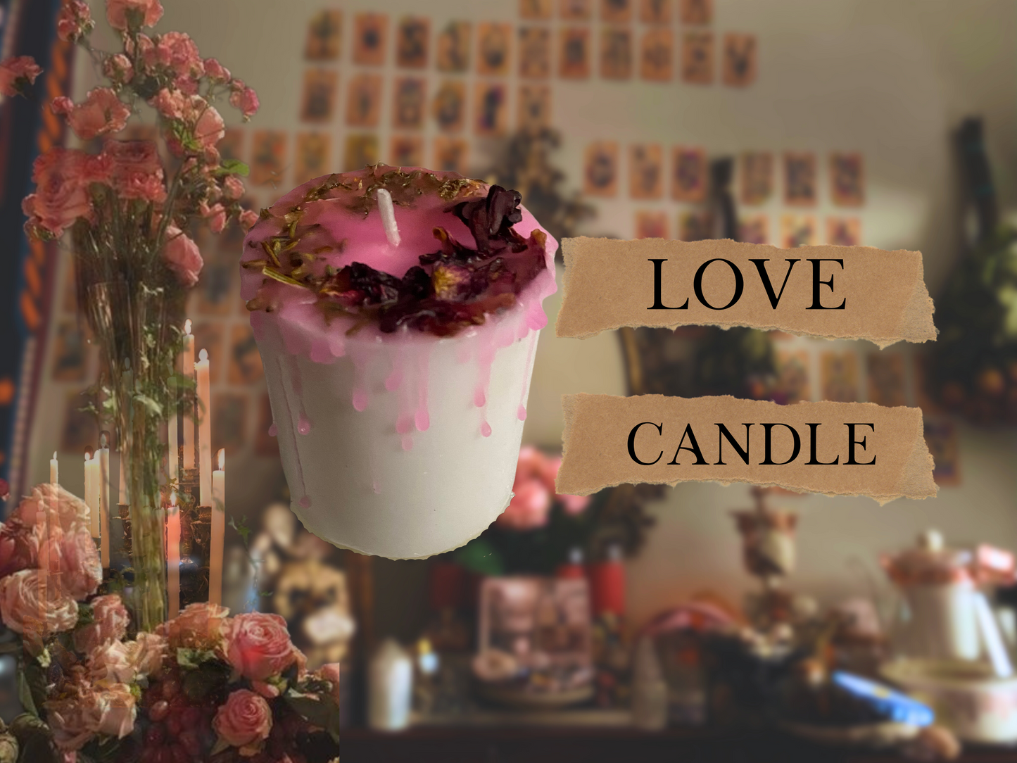 love candle(s) | spelled ritual candles