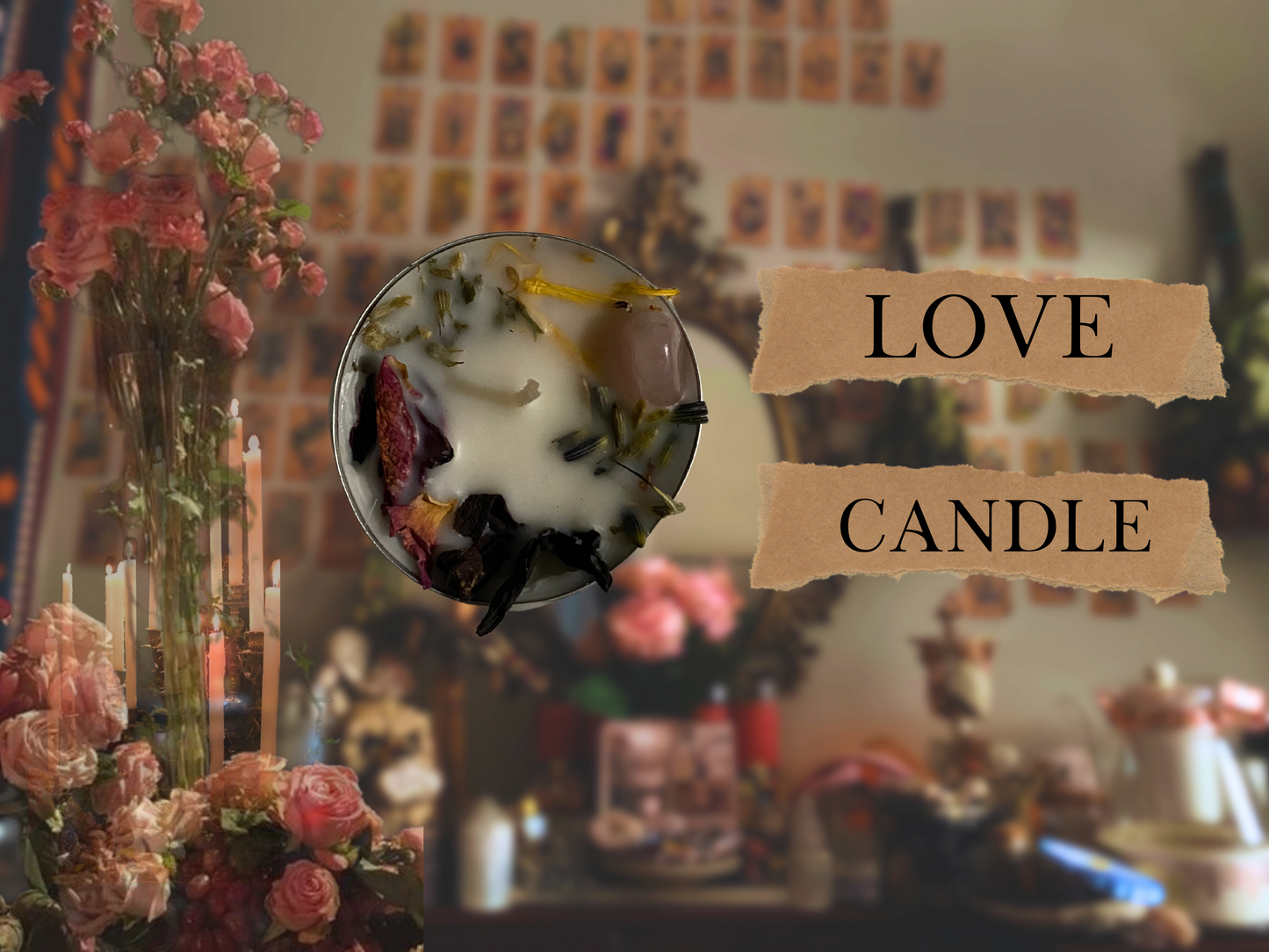 love candle(s) | spelled ritual candles