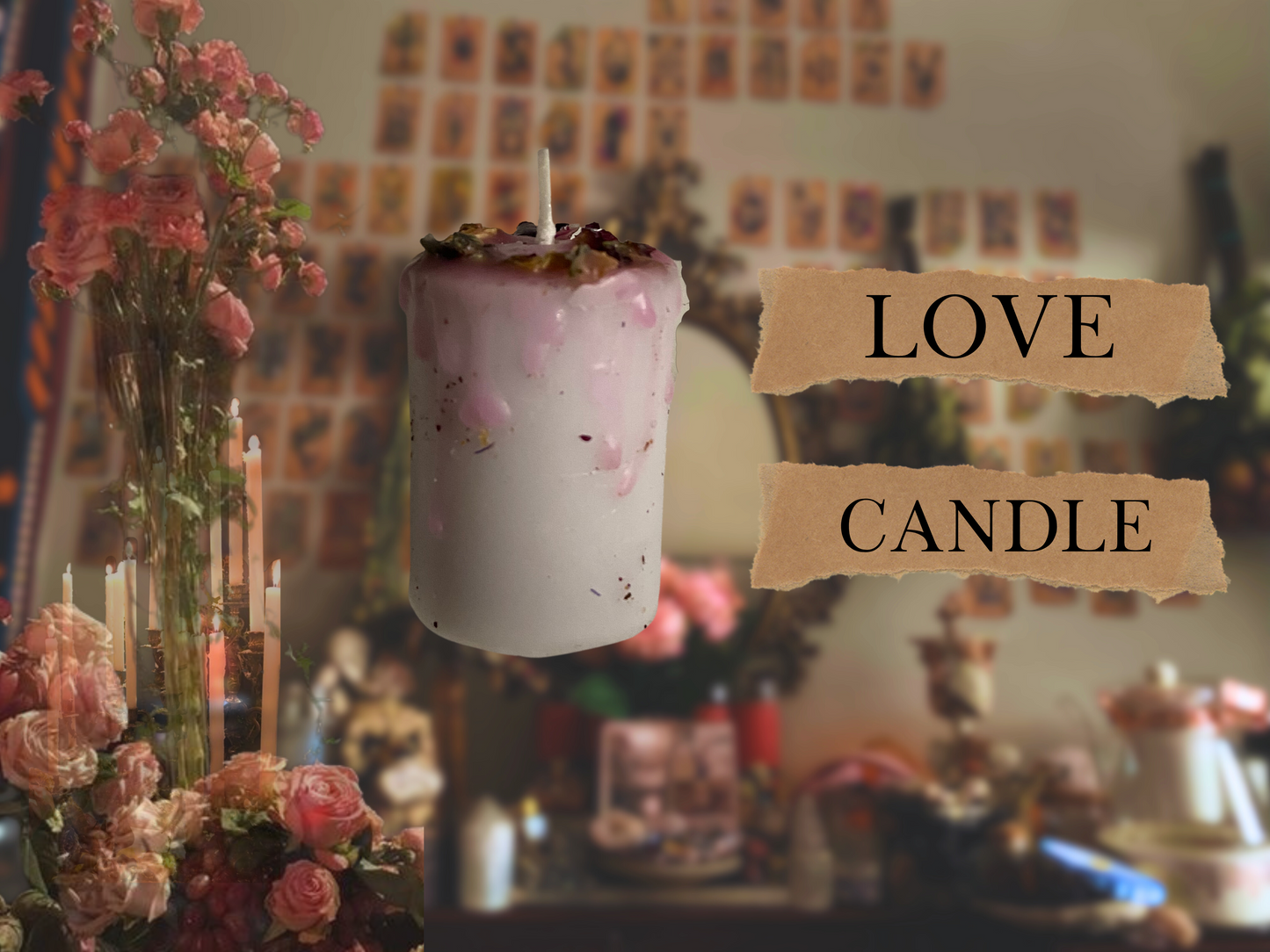 love candle(s) | spelled ritual candles