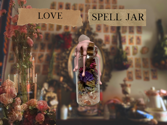 love <3 spell jar | witch bottle