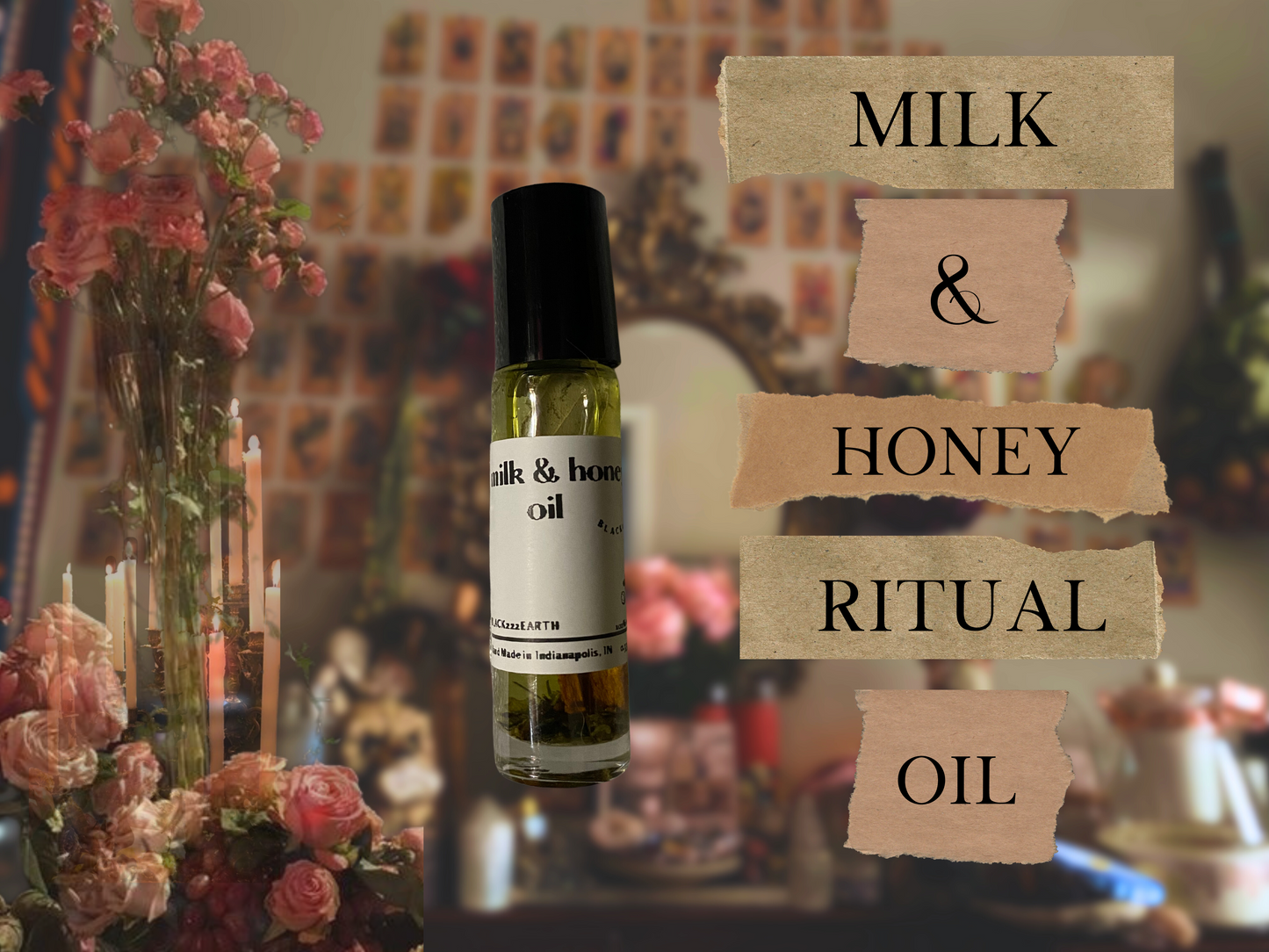 milk & honey | spelled prosperity ritual oil