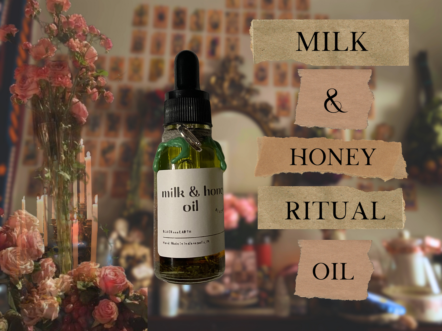 milk & honey | spelled prosperity ritual oil