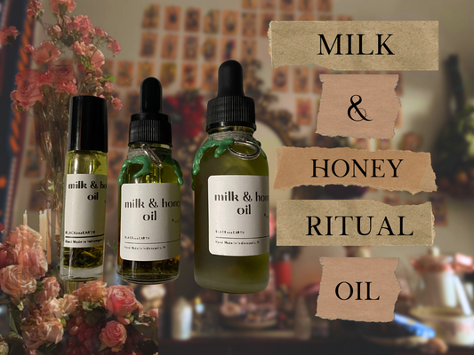 milk & honey | spelled prosperity ritual oil