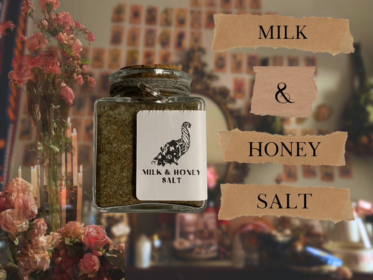 milk & honey | money salt | spelled ritual salt