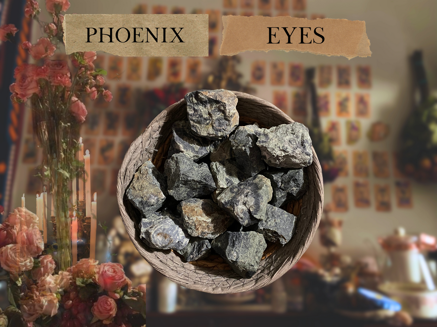 phoenix stone | phoenix eyes | raw crystal