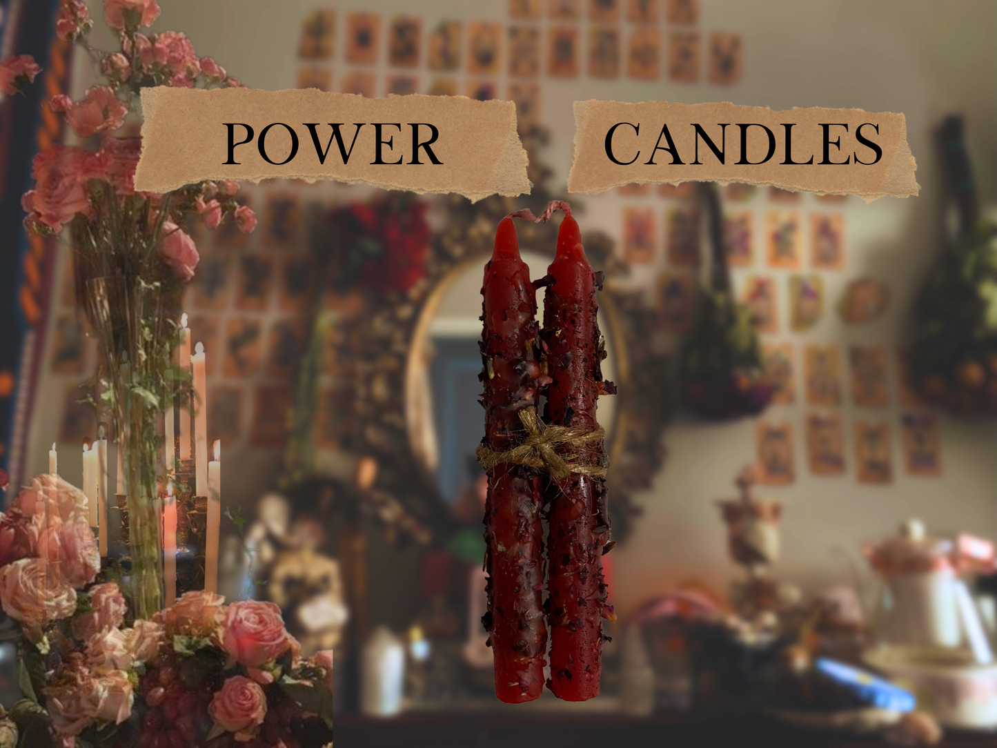 power candle(s) | spelled ritual candles