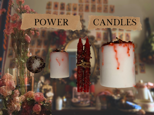 power candle(s) | spelled ritual candles