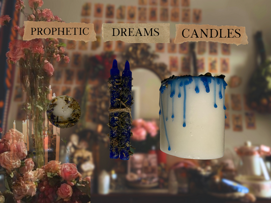 prophetic dreams candle(s) | spelled ritual candles