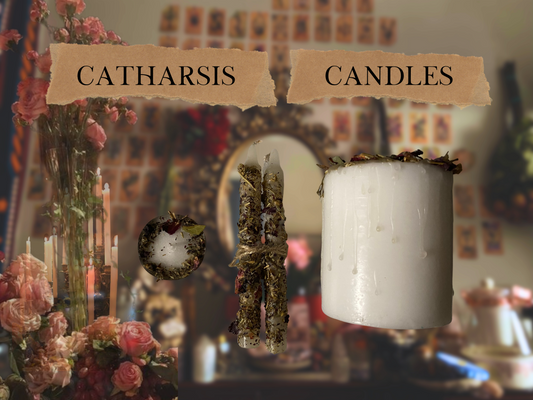 catharsis candle(s) | spelled ritual candles