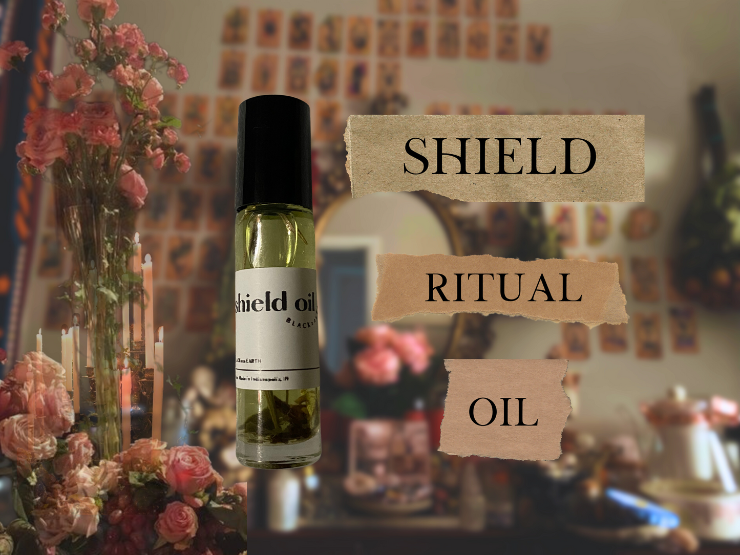 shield | spelled protection ritual oil