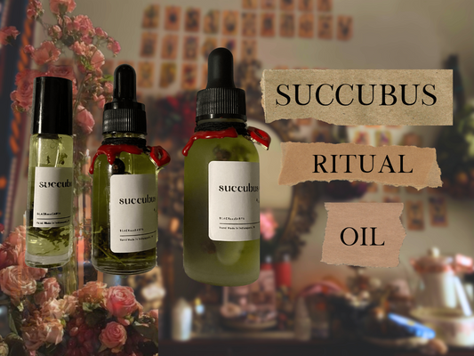 succubus | spelled magnetic attraction ritual oil