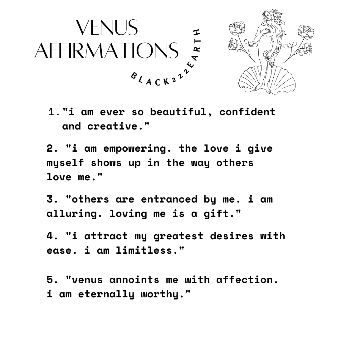 venus | spelled attraction ritual oil