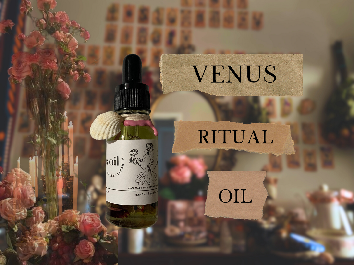 venus | spelled attraction ritual oil