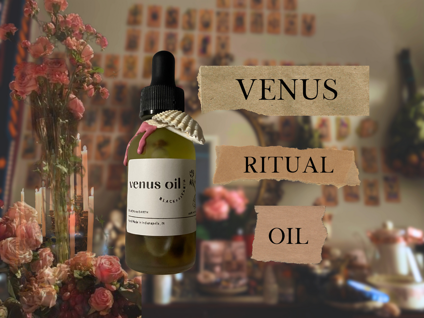 venus | spelled attraction ritual oil