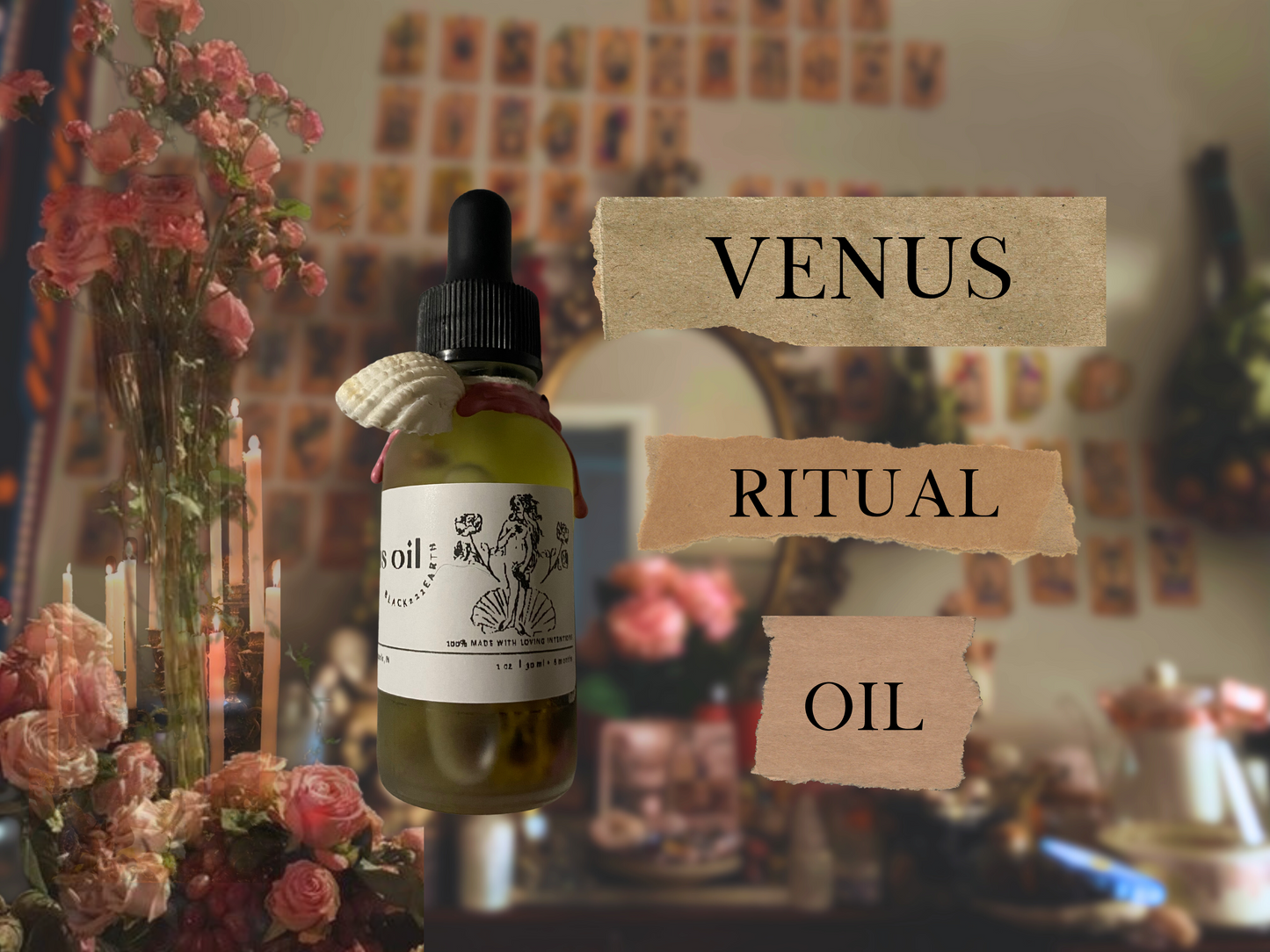 venus | spelled attraction ritual oil