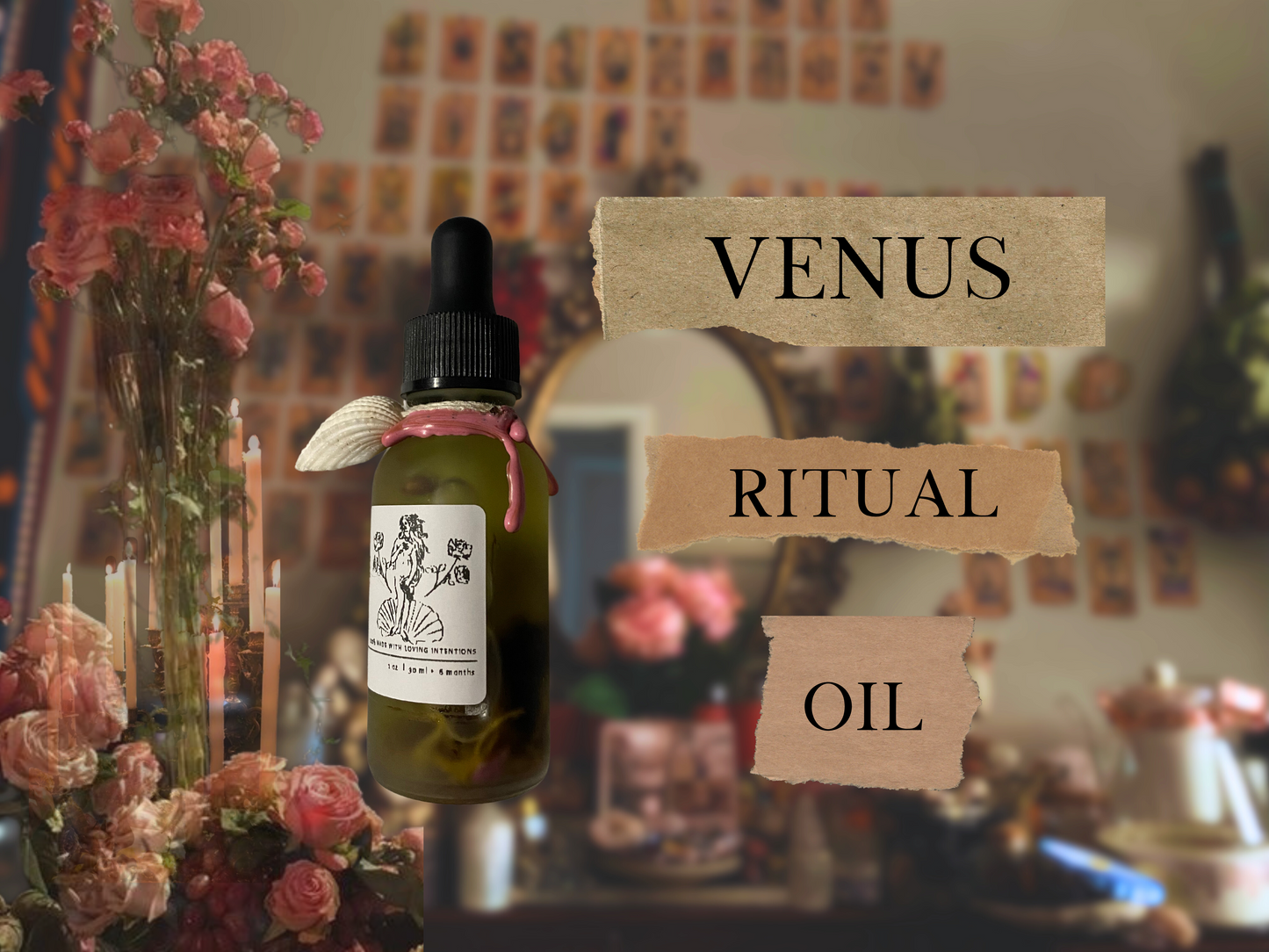 venus | spelled attraction ritual oil