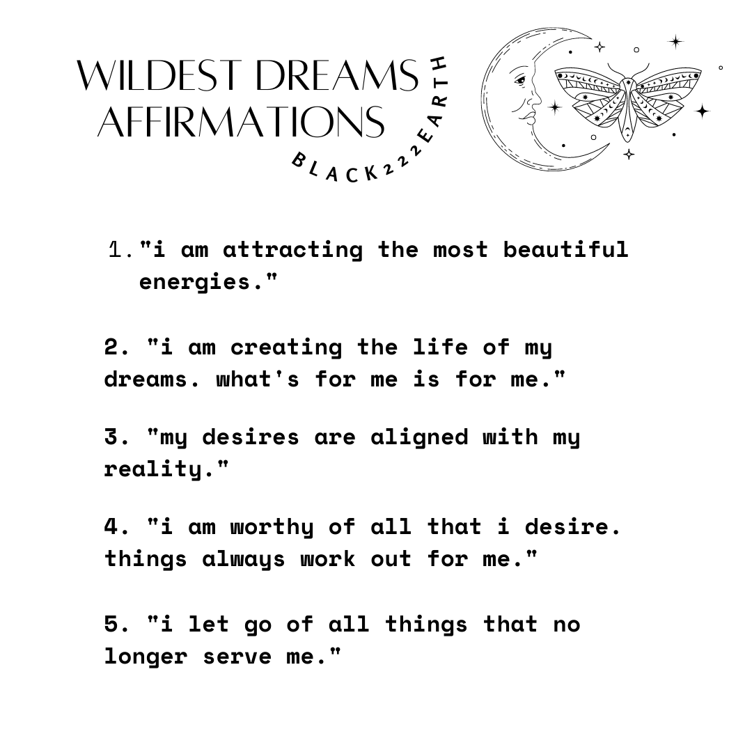 wildest dreams | spelled manifestation ritual oil