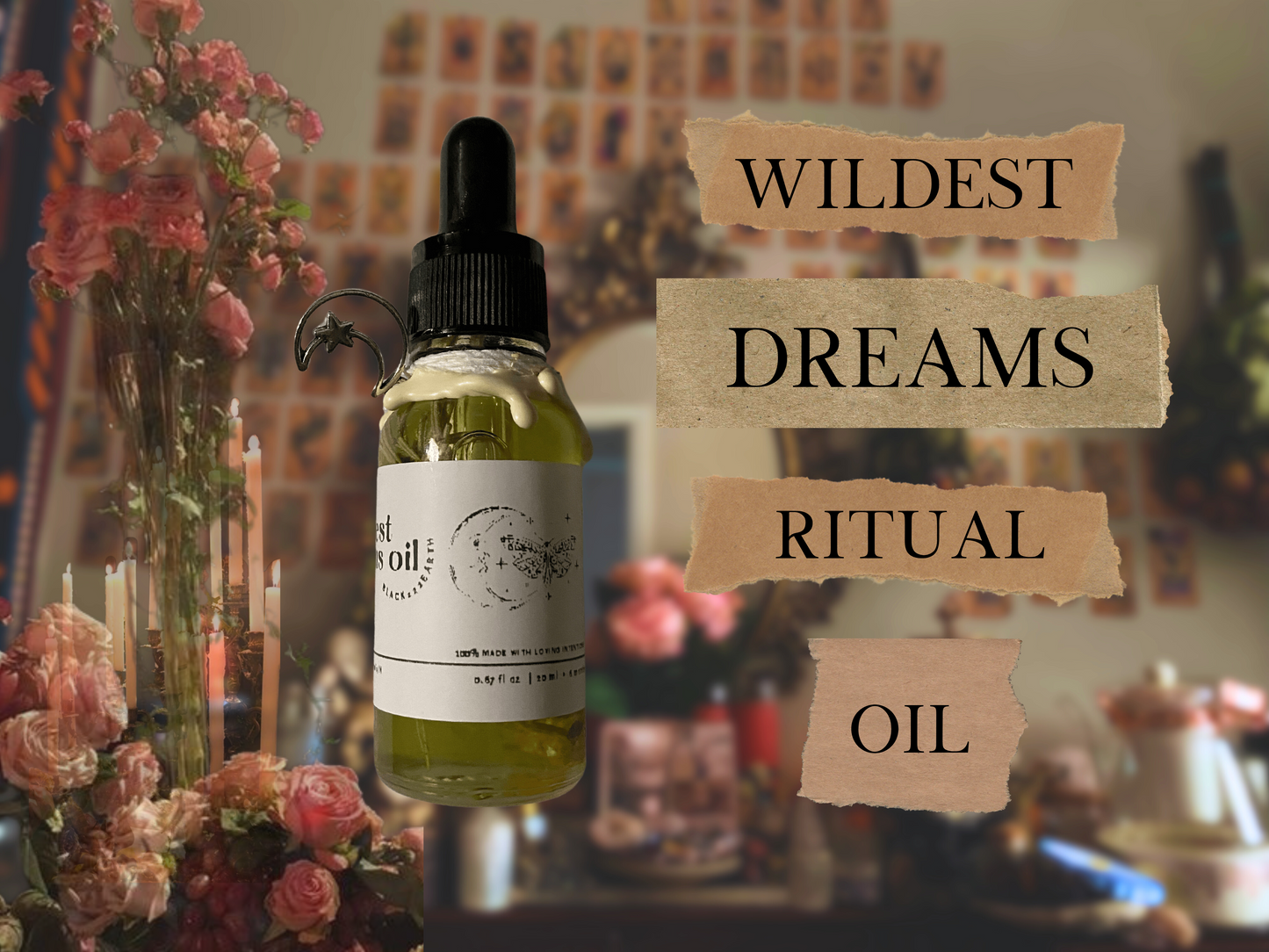 wildest dreams | spelled manifestation ritual oil