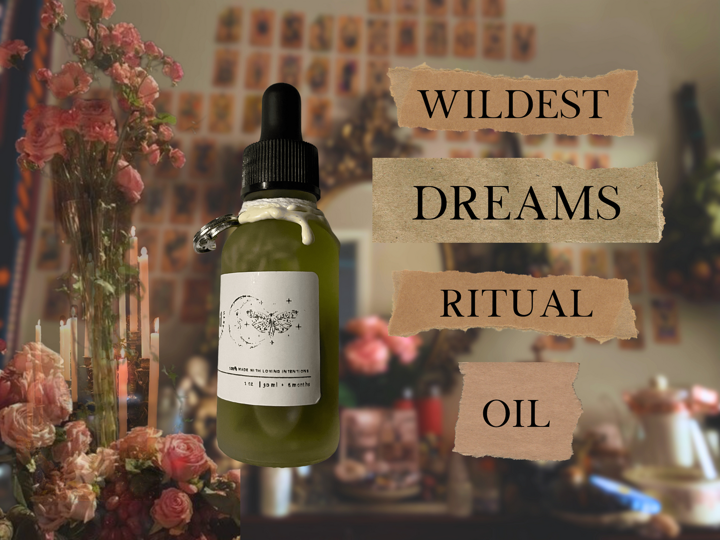 wildest dreams | spelled manifestation ritual oil