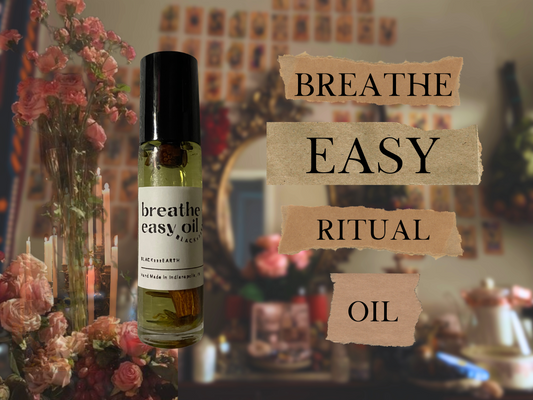 breathe easy | spelled centering & grounding ritual oil