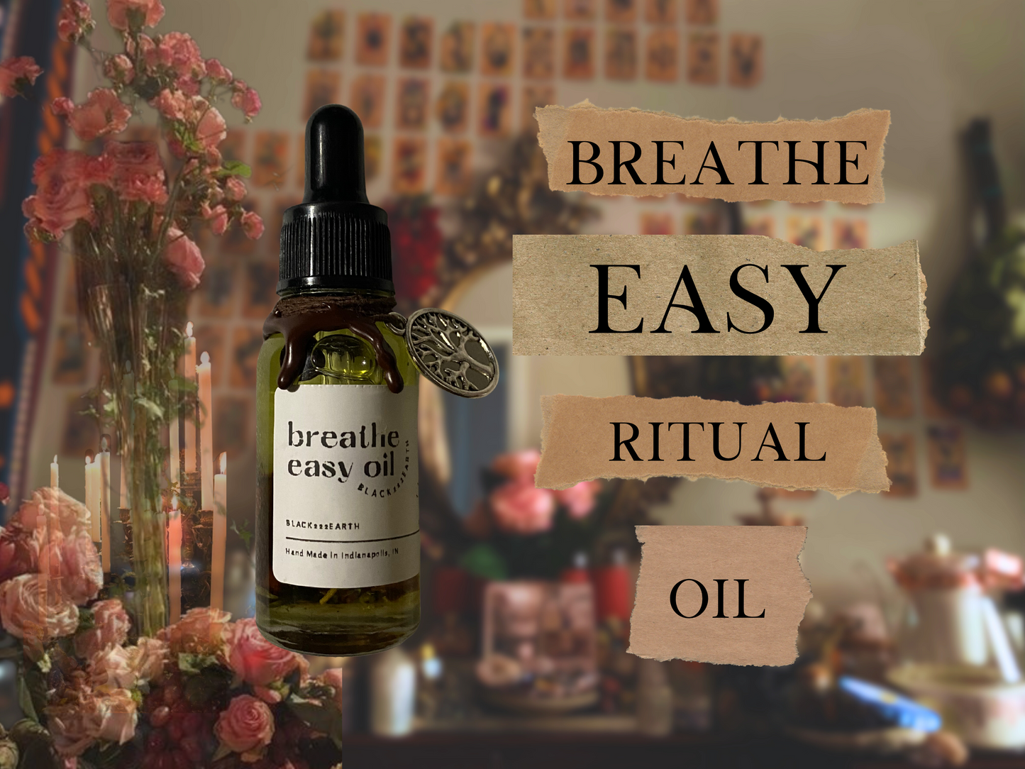 breathe easy | spelled centering & grounding ritual oil